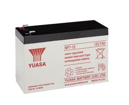 Picture of 12V / 7,0 Ah ΜΠΑΤΑΡΙΑ YUASA NP7-12