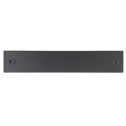 Picture of Screw Less Blank Panel 2U, Black RAL 9005