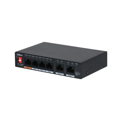 Picture of PFS3006-4GT-60-V2 DAHUA 6 PORT UNMANAGED SWITCH WITH 4 PORT POE