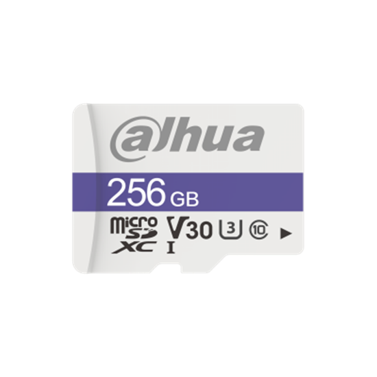 TF-C100/256GB DAHUA MICRO SD C10/U3/V30 READ SPEED 95MB/S WRITE SPEED 45MB/S