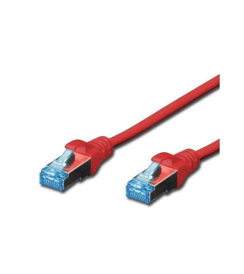 PAT-5U020R PATCH CORD CAT5e U-UTP 2m ΚΟΚΚΙΝΟ