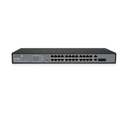 Εικόνα της PoES-24370C+2Combo POE SWITCH, 24 CHANNEL, 24 PORT 10/100MBPS, 2 GIGA PORT, 370W