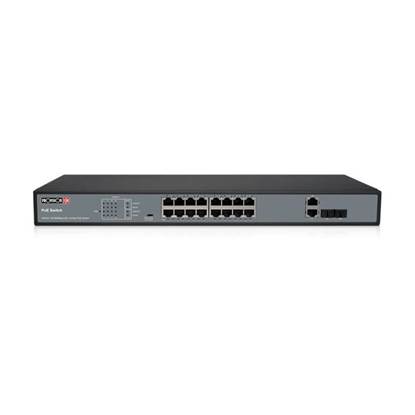 Εικόνα της PoES-16250C+2Combo-V2 PoE Switch, 16 Channel, 16 port 10/100Mbps, 2 Giga port
