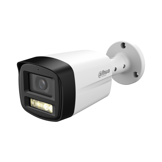 Picture of HAC-HFW1500TLM-IL-A-0280B-S3-DIP DAHUA 5MP SMART DUAL LIGHT HDCVI BULLET CAMERA 2,8MM BUILT IN MIC IP67