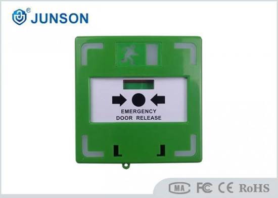 JS-CP3(GREEN) RESETABLE GREEN CALL POINT SWITCH WITH BUZZER (DC 12V-24V)
