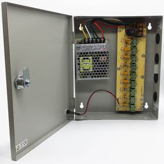 SN1205-9 ΚΕΝΤΡΙΚΟ ΤΡΟΦΟΔΟΤΙΚΟ MEANWELL 9 ΚΑΝΑΛΙΩΝ 12V 6A