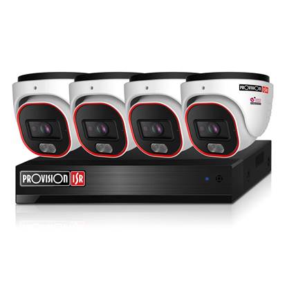 Εικόνα της IP KIT 2 - 8CH NVR & 4 x IP DOME CAMERA 4MP, 2.8MM, IR 20M