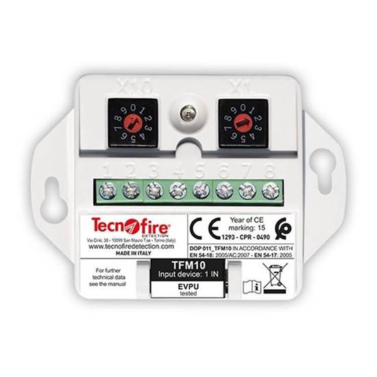 TFM10 MINI 1 INPUT MODULE TECNOFIRE