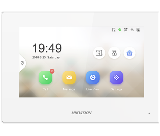 DS-KH6320-WTE1 (796)ΘΥΡΟΤΗΛΕΟΡΑΣΗ IP WIFI POE 7'' WHITE